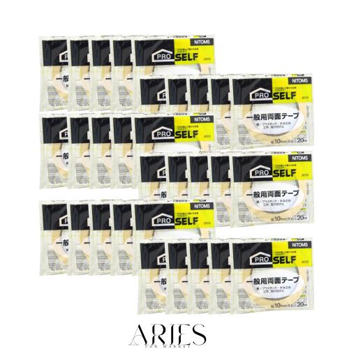 ニトムズ 一般用両面テープ No.5010 10mm×20m J0510 30巻入り