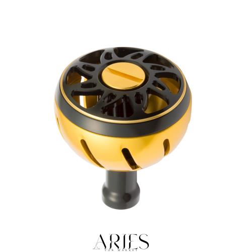 ＳＬＰＷＯＲＫＳ ダイワ(DAIWA) slpワークス(Daiwa Slp Works) ハンドルノブ SLPW アルミラウンドノブ M 電動・両軸リール共用 ゴールド