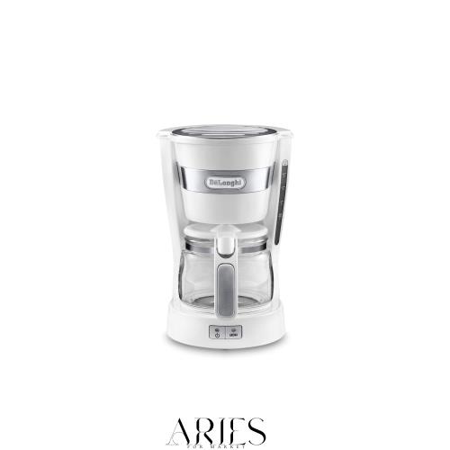 デロンギ(DeLonghi) ドリップコーヒーメーカー 0.65L ホワイト アクティブシリーズ ICM14011J-W