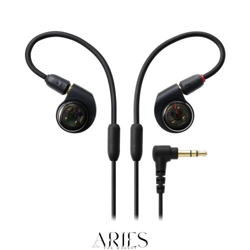 オーディオテクニカ ATH-E40 モニターイヤホン 有線 イヤモニ ゲーミング FPS 6.3mmヘッドホン端子変換プラグ付き キャリングケース付き