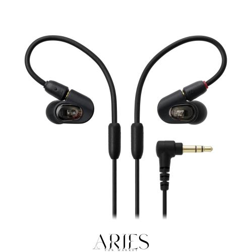 オーディオテクニカ ATH-E50 モニターイヤホン 有線 イヤモニ ゲーミング FPS 6.3mmヘッドホン端子変換プラグ付き キャリングケース付き