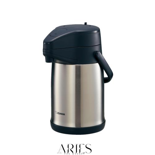 象印マホービン(ZOJIRUSHI) ステンレス 卓上 エアー ポット 保温 保冷 広口 3.0L カッパー シルバー SR-CC30-XAの通販は 6,973円