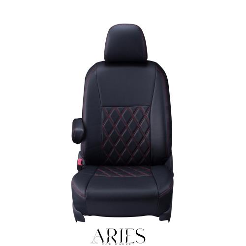 クラッツィオ(Clazzio) シートカバー エブリイワゴン/スクラムワゴン D#17系 Clazzio ダイヤ ブラック×レッドステッチ ES-6033【16ESA60