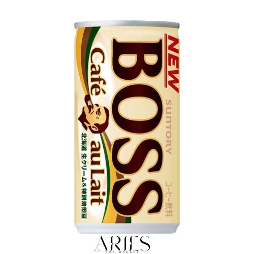 サントリー BOSS カフェオレ （185g×30缶）×3箱
