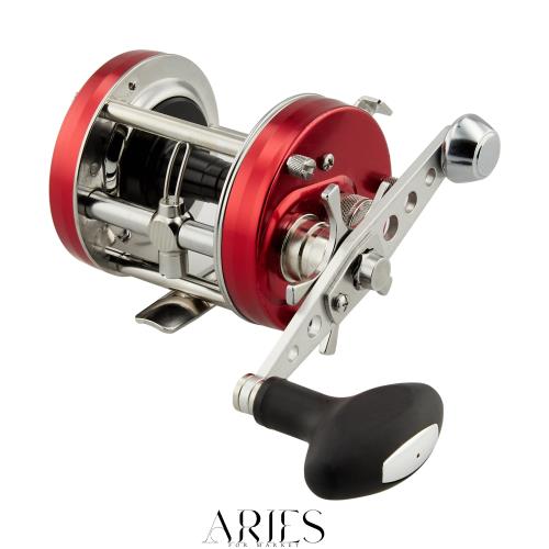 AbuGarcia (アブガルシア) アンバサダー (Ambassadeur) 6501CS ロケット レッド 左巻き カウンターバランスハンドル カゴ釣り丸形リール