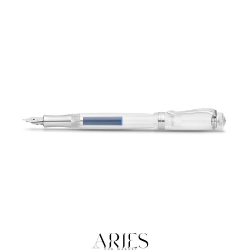 Kaweco カヴェコ 万年筆 M 中字 スチューデント スケルトン STFP-CL 正規輸入品