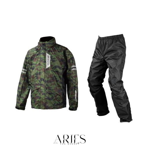 [KOMINE] バイク用 ブレスターレインウェアフィアート RK-539 755 雨具 カッパ 防水 03-539 メンズ Camouflage XL