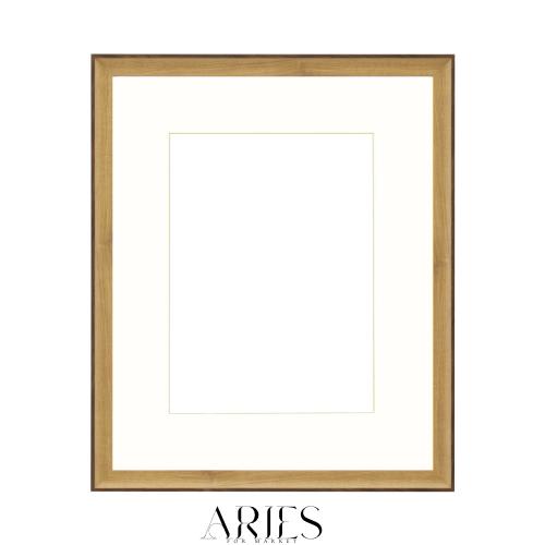 大額 軽量水彩額 水彩F6 オーク 1.5mmUVアクリル 8155の通販は