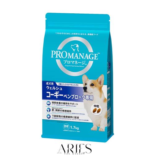 プロマネージ ドッグフード 犬カテゴリー化 成犬用 ウェルシュ・コーギー・ペンブローク専用 1.7kg×6 (入れもの売りわたす)