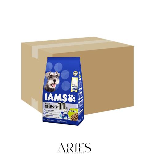 アイムス (IAMS) ドッグフード 11歳以上用 毎日の健康ケア 小粒 チキン シニア犬用 2.6kg×4 (ケース販売)