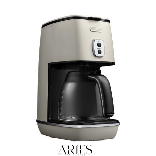 De’Longhi (デロンギ) ドリップコーヒーメーカー ディスティンタ ICMI011J-W レギュラーコーヒー 6杯用 チタンコートフィルター アロマモ