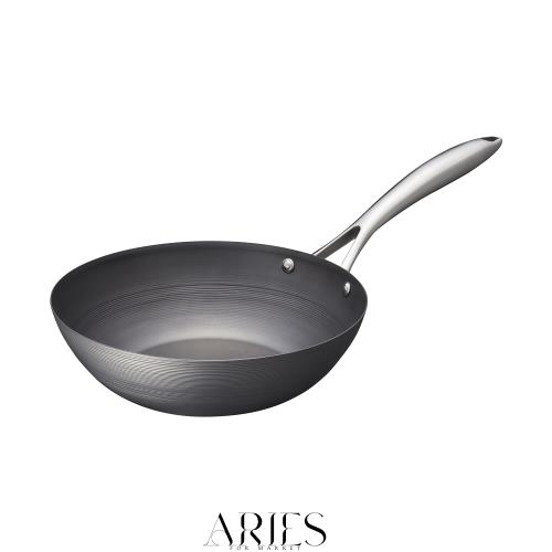 ビタクラフト 炒め鍋 深型 フライパン 24cm IH対応 日本製 スーパー 鉄 錆びにくい 2005 ブラック