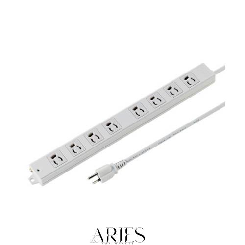 サンワサプライ 工事物件タップ 8個口・3P 0.3m TAP-K8-03