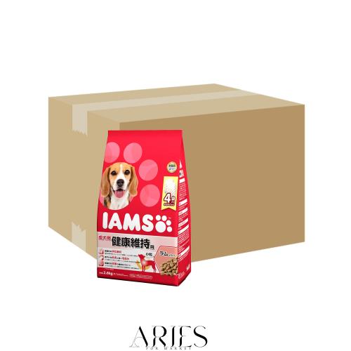 アイムス (IAMS) ドッグフード 健康維持用 小粒 ラム＆ライス 成犬用 2.6kg×4 (ケース販売)