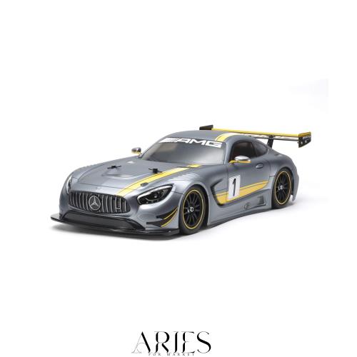 タミヤ 1/10 電動RC鉄道車両続きもの No.639 MERCEDES-AMG GT3 (TT-02シャーシ) オンロード 58639