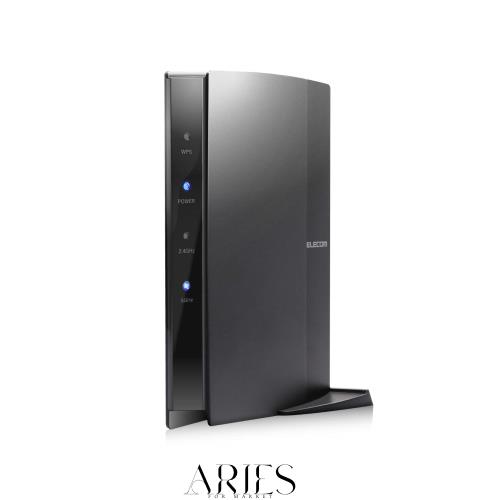 エレコム WiFi ルーター 無線LAN 11ac 867+300Mbps ビームフォーミング対応 接続推奨12台 iPhone8 / iPhone X 対応 WRC-1167GHBK-S