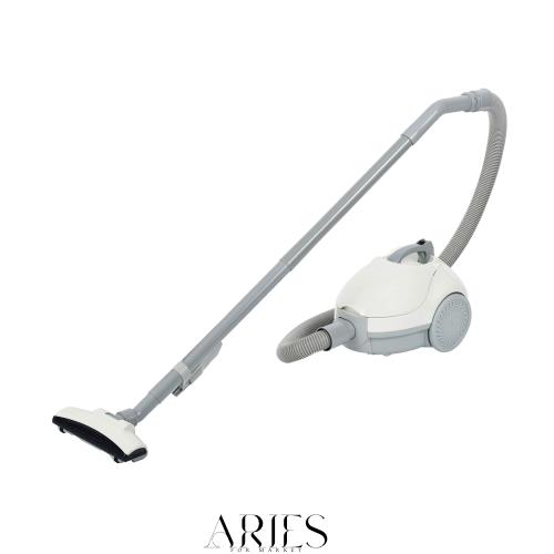 [山善] 掃除機 紙パック式 クリーナー キャニスター掃除機 コード式 軽量 すき間ノズル 簡単お手入れ ホワイト ZKC-300(W)