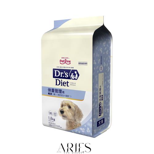 【療法食】 ドクターズケア ドッグフード DR’SDIET 犬用 体重管理 1.8kg 1.8キログラム (x 1)