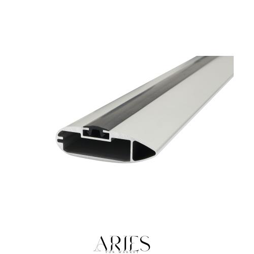 Terzo テルッツォ (by PIAA) ルーフキャリア ベースキャリア バー 1本入 エアロバータイプ シルバー 124cm EB124A