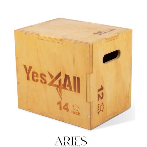 イエスフォーオール(Yes4All) プライオボックス ジャンプボックス ライトウッド 41×36×30cm 3in1 木製 【日本正規輸入品】 W6P6 6,885円