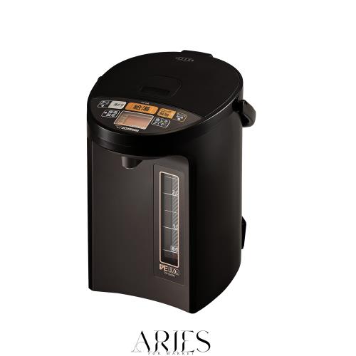 象印 電気ポット ポット 3.0リットル 優湯生 省エネ ハイグレード 5段階温度設定 ブラウン CV-GA30-TA