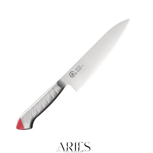 下村工業 日本製 [ 龍治 ステンカラー ] 牛刀 300mm レッド モリブデン・バナジウム鋼 食洗器対応 HACCP対応 RYS-17R 新潟 燕三条製の通販は 7,055円