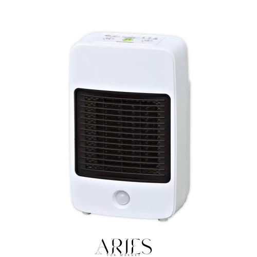 アイリスオーヤマ セラミックファンヒーター セラミックヒーター 人感センサー付き 800W 小型・中型 ~5畳 マイコン式 JCH-M082T ホワイト