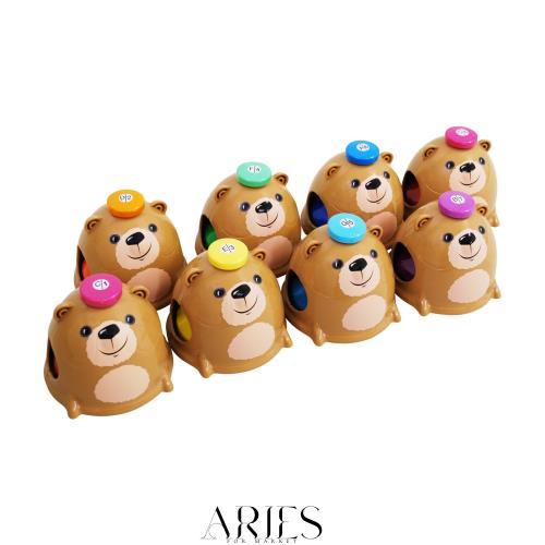KC 音楽呼びりん (学習机呼びりん) 8音 仕かける Bear Desk Bells MB-8DB