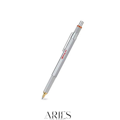 ROTRING ロットリング 800 シルバー ボールペン 回転式収納タイプ 油性 2032580 正規輸入品