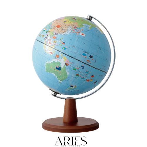 レイメイ藤井 地球儀 国旗・よみがな付き 球径20cm OYV221 本体サイズ:w210xh290xd200mm/640gの通販は 6,483円