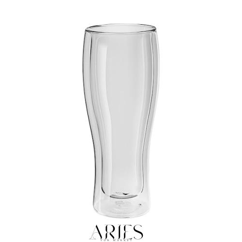 ツヴィリングJ.A.ヘンケルス(Zwilling Henckels) 「 ダブルウォール グラス ビア 410ml 2pcs セット 」ビール タンブラー 耐熱 二重構造