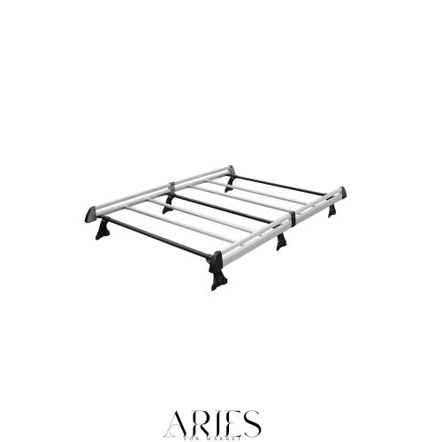 テルッツォ(Terzo) (by PIAA) 業務用 ルーフキャリア レインモールタイプ ベースキャリア6本脚 シルバー 【ピクシスバン/NV100 クリッパ