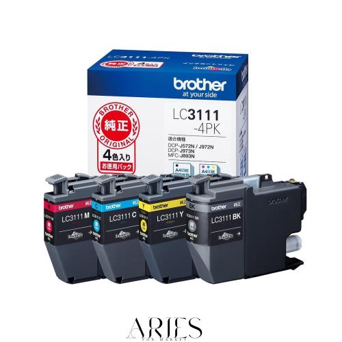 ブラザー工業 （まとめ買い） ブラザー インクカートリッジ お徳用4色パック LC3111-4PK 【×3】