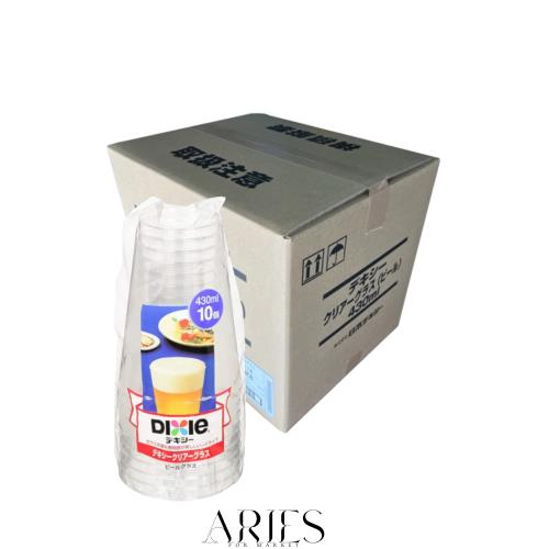 日本デキシー プラスチックカップ 430ml 透明 10個入×60 ガラスのような硬質プラスチック製 使い捨て クリアカップ 日本製 クリア—グラ 28,768円