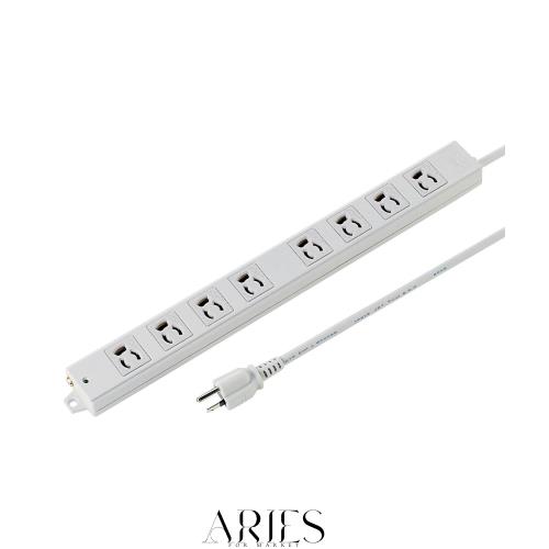 サンワサプライ 工事物件タップ 8個口・3P TAP-K8-10 10m