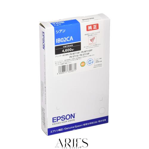 エプソン EPSON 純正インクカートリッジ IB02CA シアン 4,600ページ