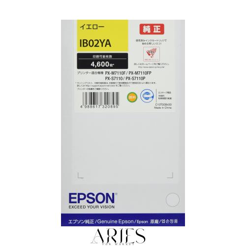 エプソン EPSON 純正インクカートリッジ IB02YA イエロー 4,600ページ