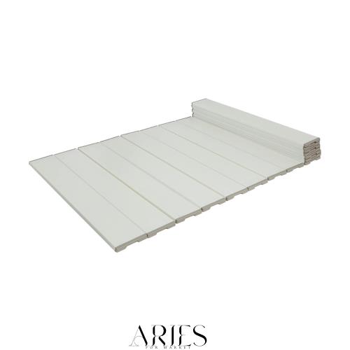 ミエ産業 折りたたみ式 コンパクト 風呂ふた 製品サイズ(約)80×141.8cm ホワイト (本体)防汚加工 (軟質) Ag抗菌加工 防カビ加工