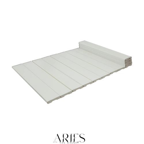 ミエ産業 折りたたみ式 コンパクト 風呂ふた 製品サイズ(約)70×141.8cm ホワイト (本体)防汚加工 (軟質) Ag抗菌加工 防カビ加工の通販は