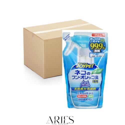 JOYPET(ジョイペット) 天然成分消臭剤ネコのフン・オシッコ臭専用詰替用 240ml×30個 (ケース販売)