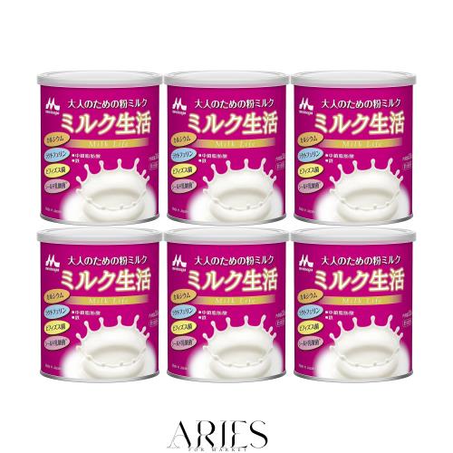 森永乳業 大人のための粉ミルク ミルク生活 300g × 6缶