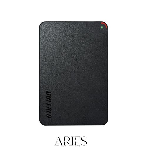 BUFFALO ミニステーション USB3.1(Gen1)/USB3.0用ポータブルHDD 1TB 【 iPhone 16 / 16 pro 動作確認済み 】HD-PCFS1.0U3-BBA