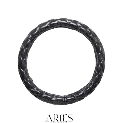 雅 極太ハンドルカバー ウッドダイヤ ダブルステッチダイヤ 2HS ブラック HC-WD-2HSBK