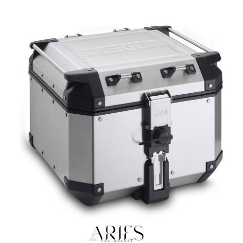 GIVI(ジビ) バイク リアボックス モノキー 42L アルミ製 TREKKER OUTBACKシリーズ OBKN42A シルバー 98488
