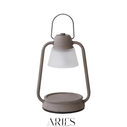 カメヤマ キャンドルウォーマーランプミニ 鉄製 GR(グレー) 1個 (x 1)