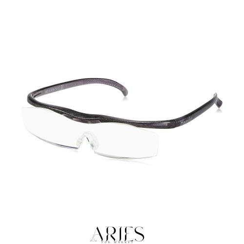 Hazuki ハズキルーペ コンパクト 1.6倍 クリアレンズ ブラックグレー