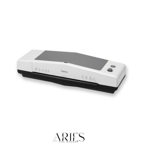 アスカ ラミネーター 4本ローラー L410A3 ウォームアップ35秒 A4加工最速33秒 オートリバース 150ミクロンまで ホワイト