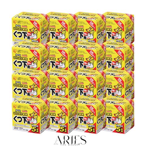 【240足入】アイリスオーヤマ(IRIS OHYAMA) 使い捨てカイロ 貼る くつ下用 15枚 ぽかぽか家族の通販は 17,561円
