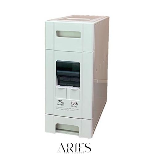 SAMICK(サミック) スリムライスディスペンサー12kg (0.5合計量) 据置タイプ(キャスター無) RN-630-2 samick(サミック) スリムライスディスペンサー12kg (0.5合計