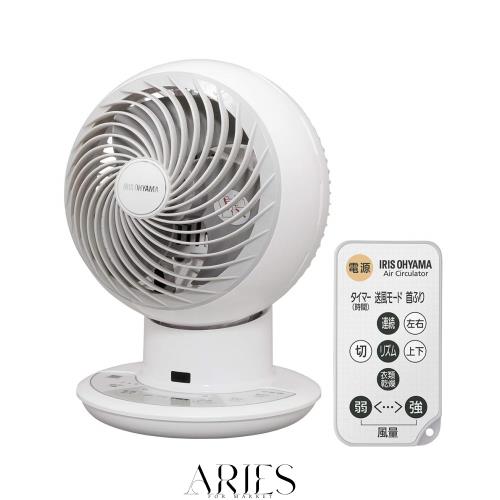 アイリスオーヤマ サーキュレーター アイ 静音 上下左右首振り 24畳 パワフル送風 DCモーター リモコン付き ホワイト PCF-SDC15T